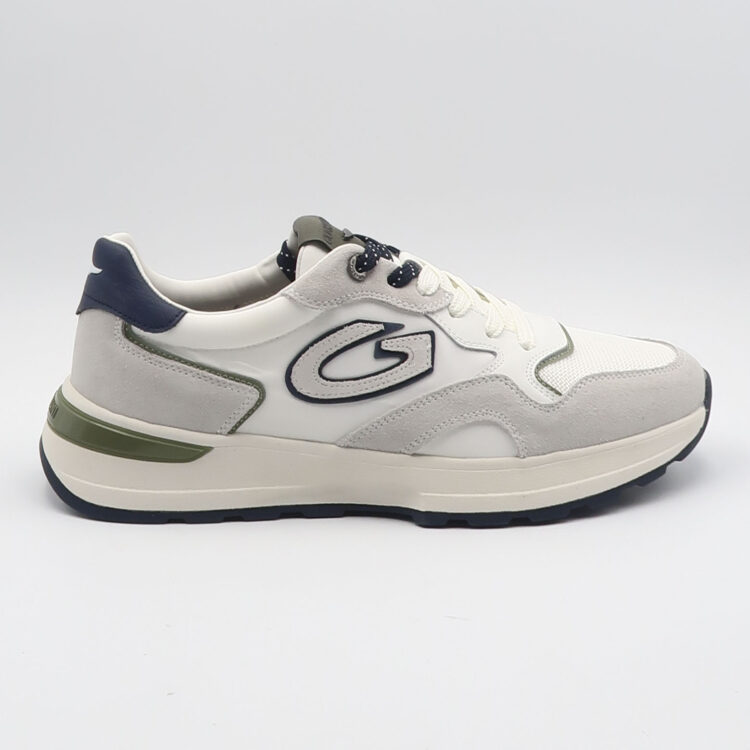 Sneaker levante sport - Off white e salvia
