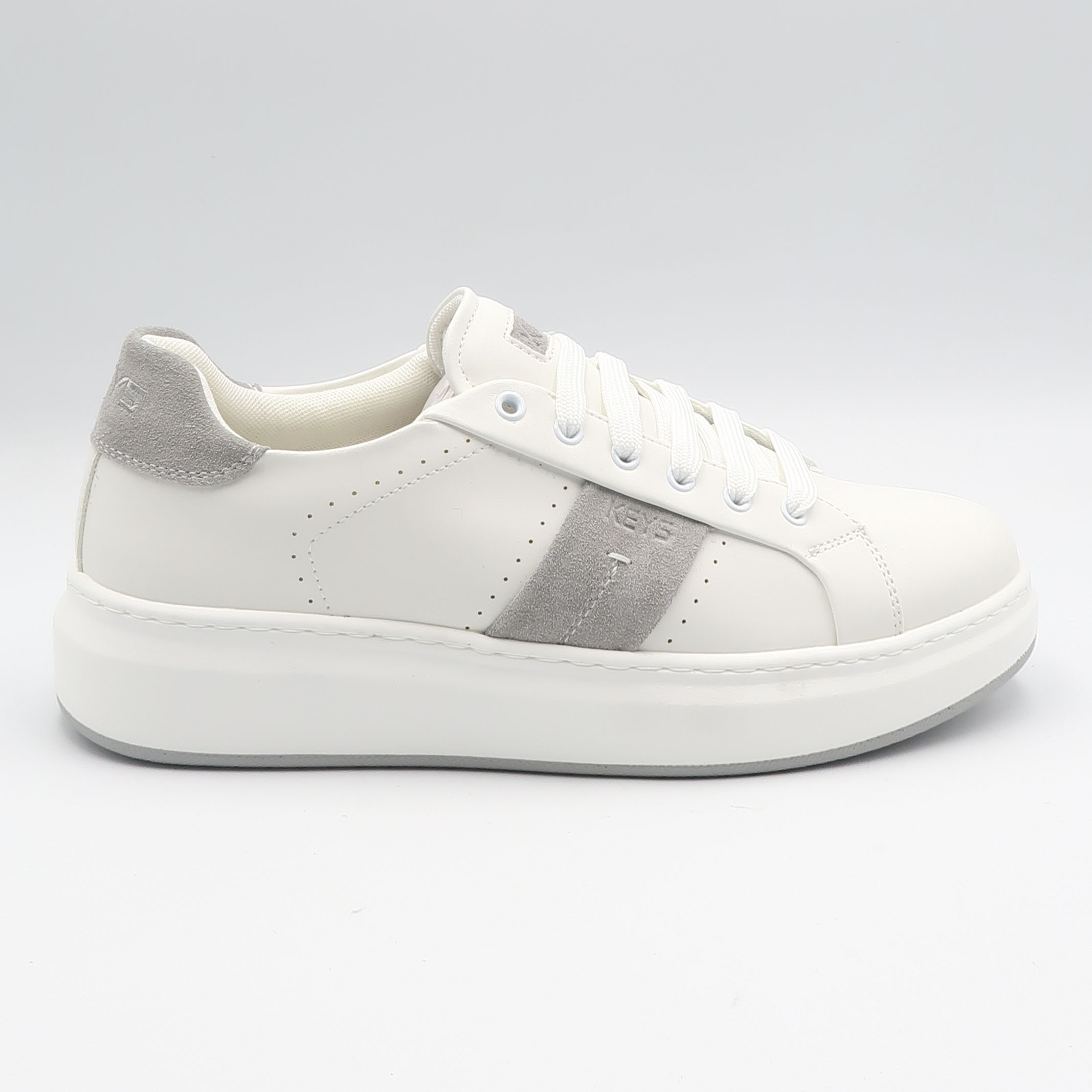 Sneaker k12020 - Bianco e grigio