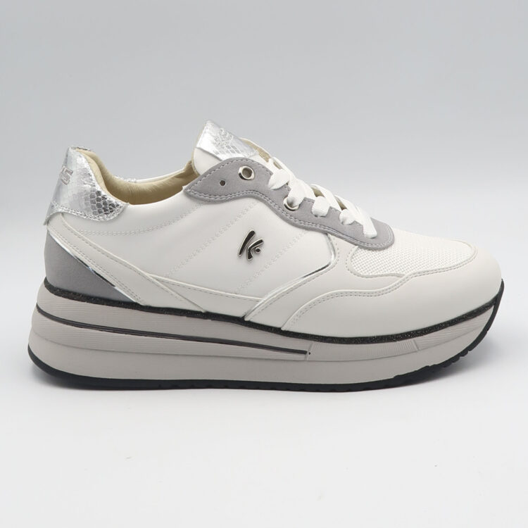 Sneaker k11893 - Bianco e azzurro