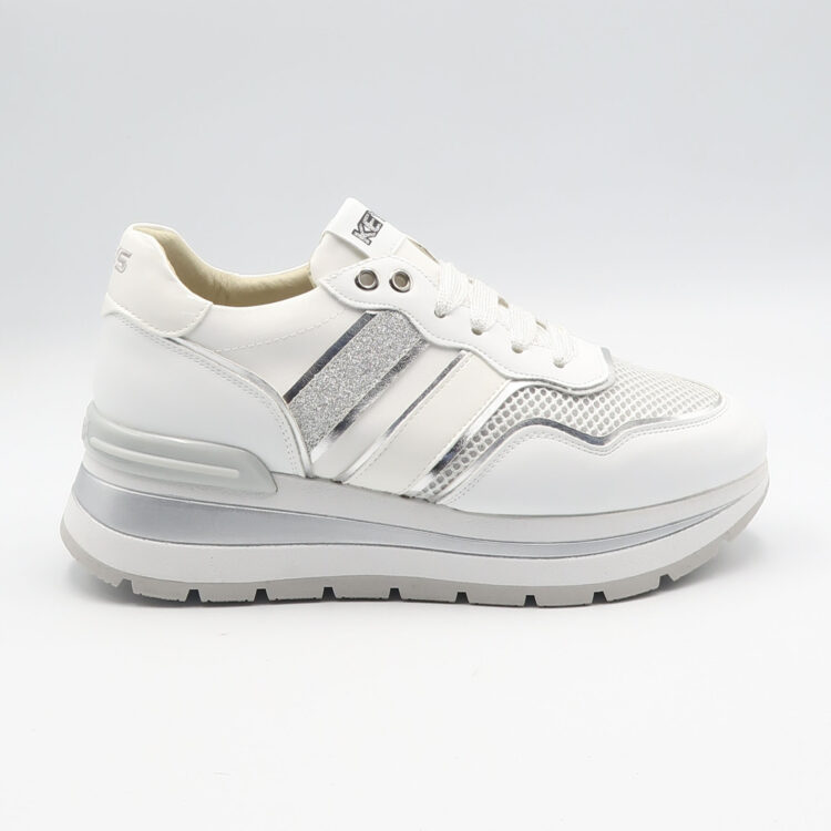 Sneaker k11882 - Bianco e silver