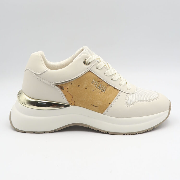 Runner geo - Off white e beige
