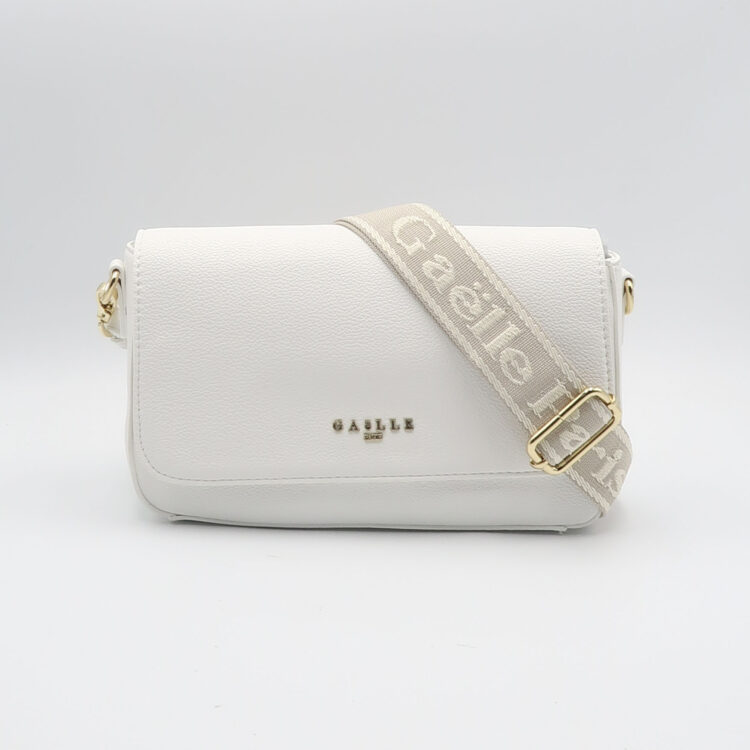 Borsa a tracolla logo - Bianco