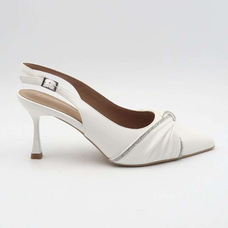Decolleté nodo - Bianco