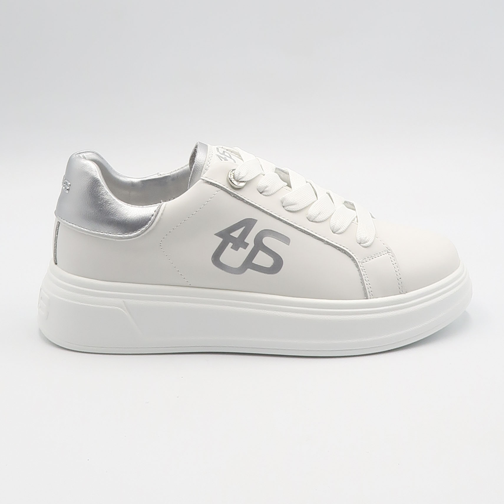 Sneaker 4BV180 - Bianco e silver