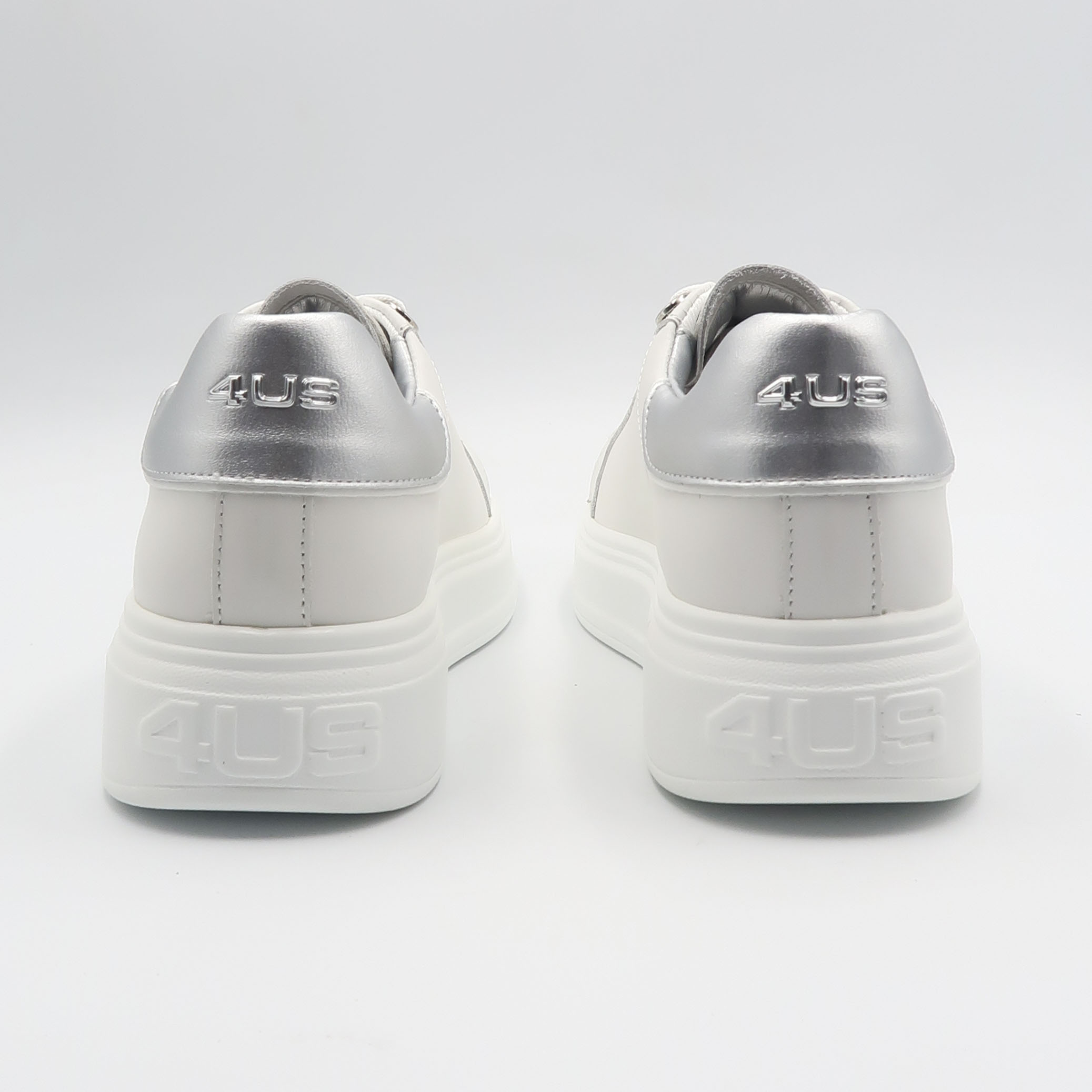 Sneaker 4BV180 - Bianco e silver - immagine 3